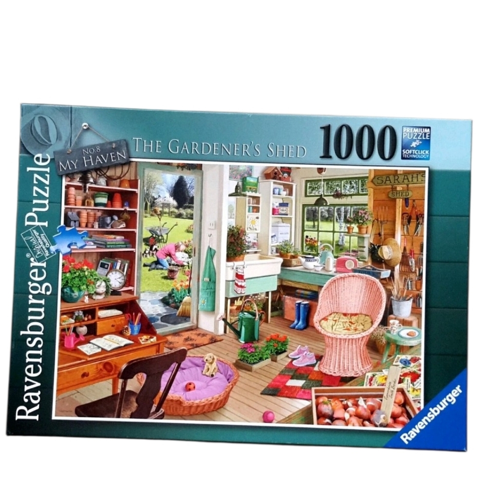 Ravensburger My Haven Puzzle - The Gardener's Shed - 1000 Pieces